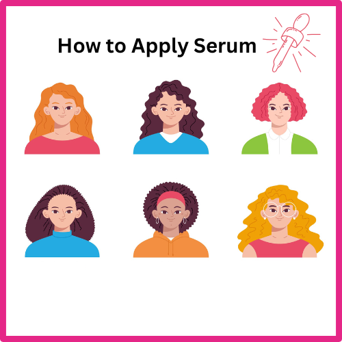 How to apply serum