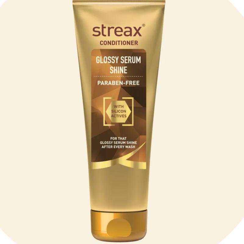 <strong>Streax Glossy Serum Shine Unscented Hair Conditioner</strong>